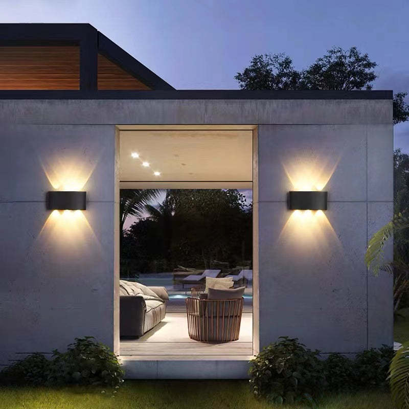 Nirex Wall Lamp Modern Rectangular Outdoor Water-wave