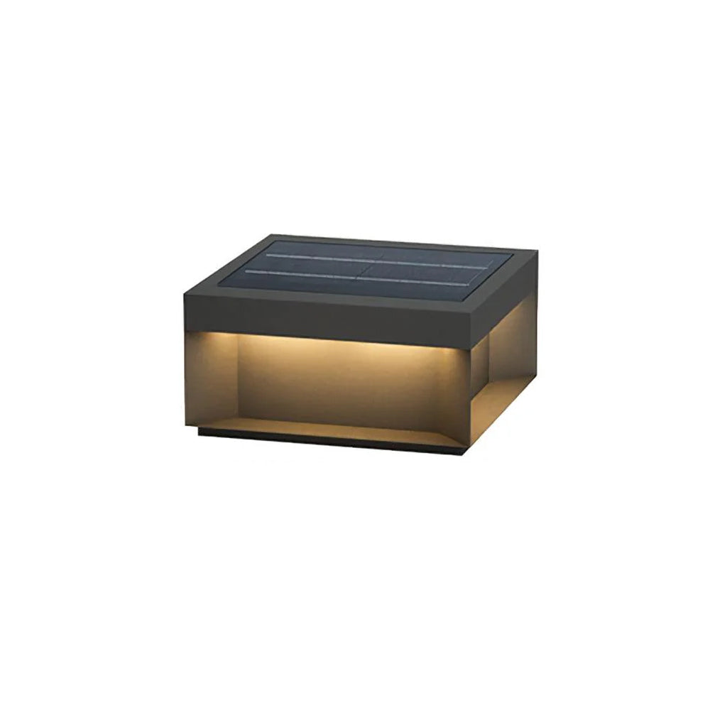 Lenovae Post Lamps Outdoor Modern Square Solar