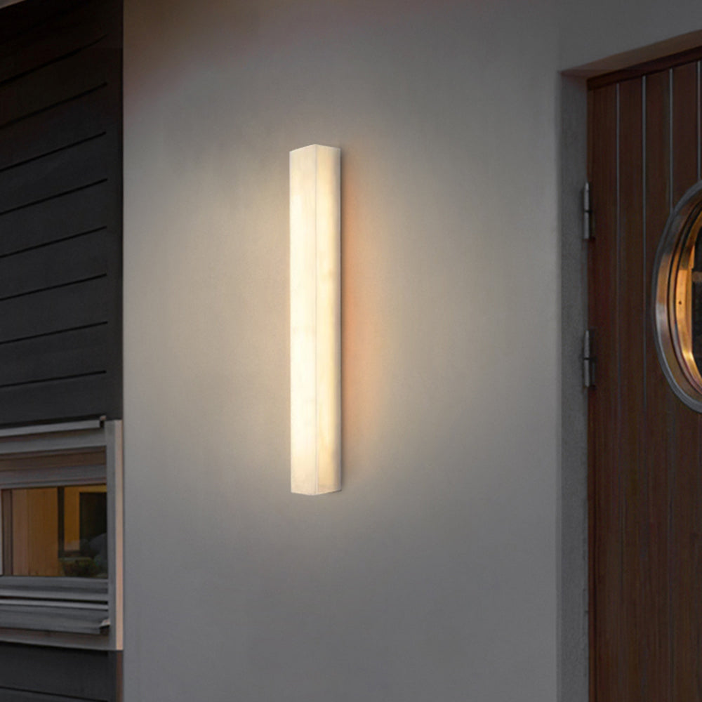 Marvex Wall Lamp Modern Rectangular Outdoor White