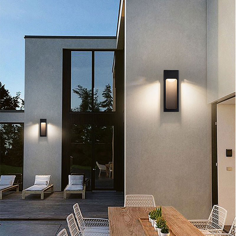 Teniq Modern Waterproof Minimalist Geometric Outdoor Wall Light