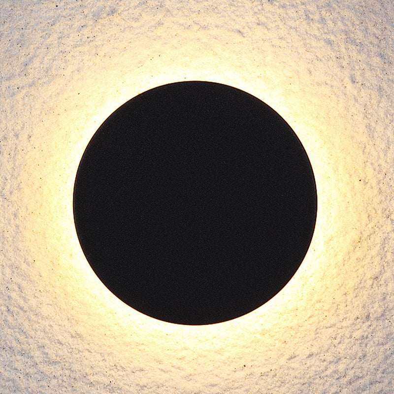 Dori Minimalist Round/Square Outdoor Wall Lamp LED, Black/White