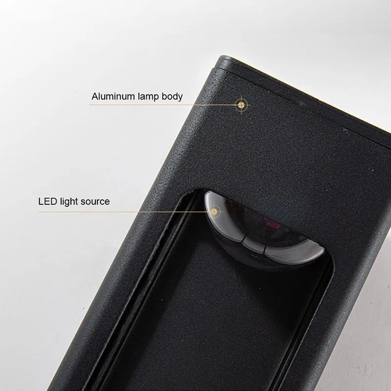 Teniq Modern Waterproof Minimalist Geometric Outdoor Wall Light