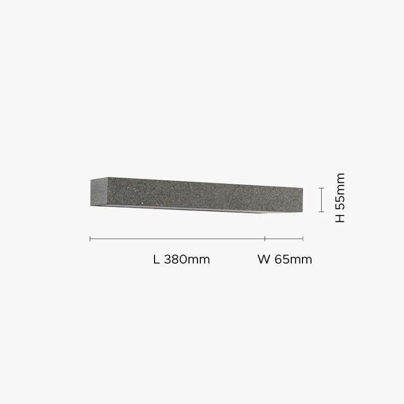 Davel LED Outdoor Wall Lamp, Black & White