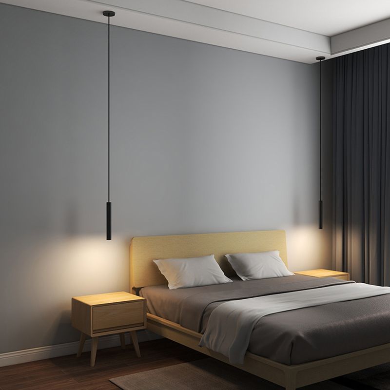 Selvor Pendant Light Minimalist Linear Black