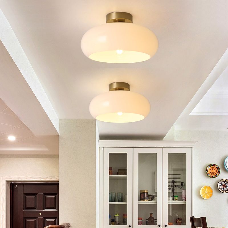 Vensia Ceiling Light Glass Flush Mount