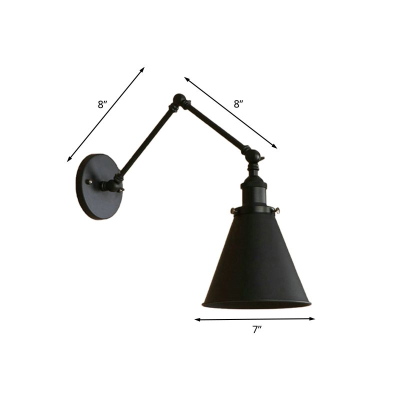 Calven Wall Lamp Vintage Adjustable Living Room