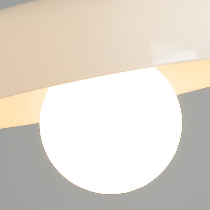 Solven Ceiling Light Drum-Shaped Glass