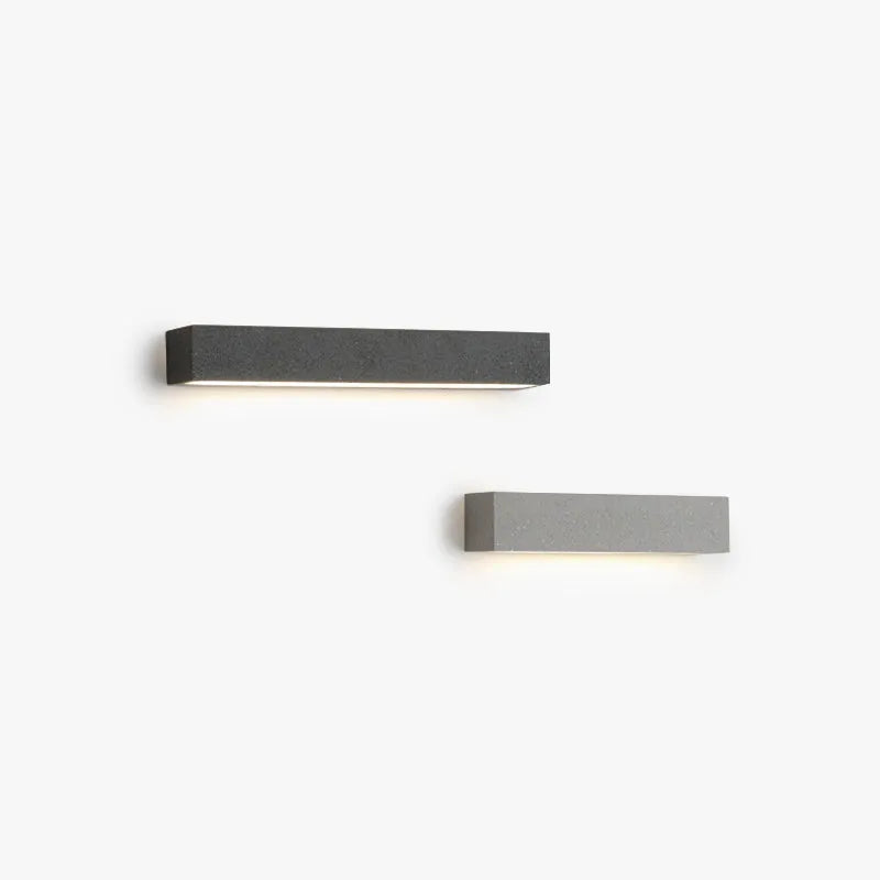 Davel LED Outdoor Wall Lamp, Black & White