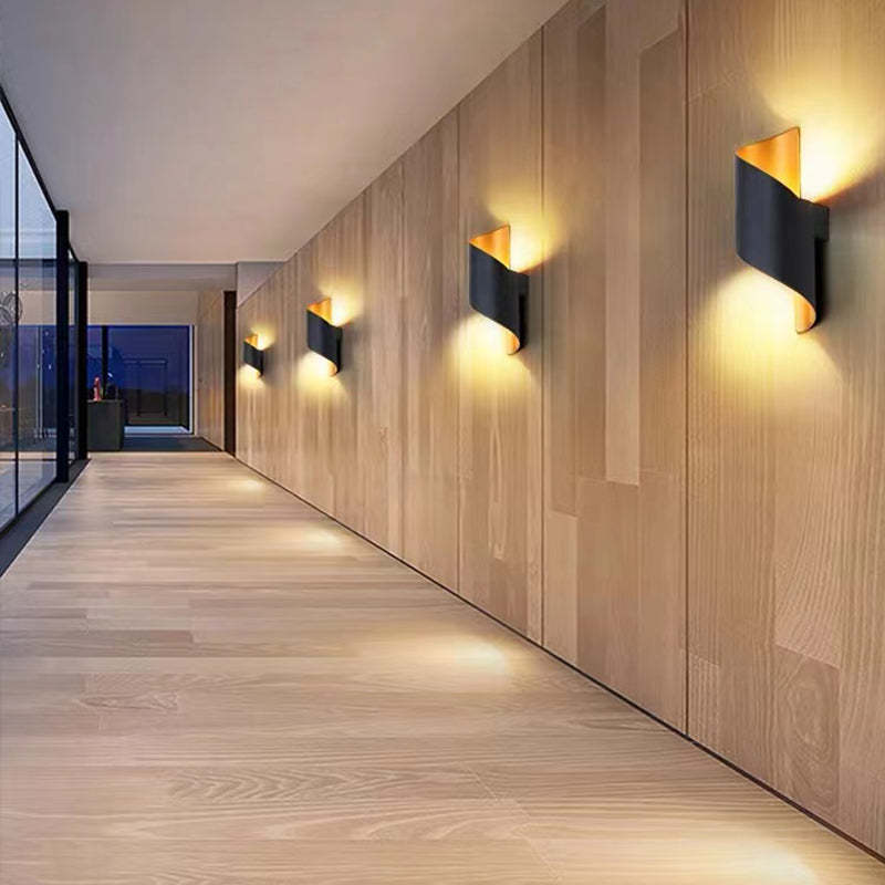 Marqen Wall Lamp Modern Conch Shape Spiral Outdoor