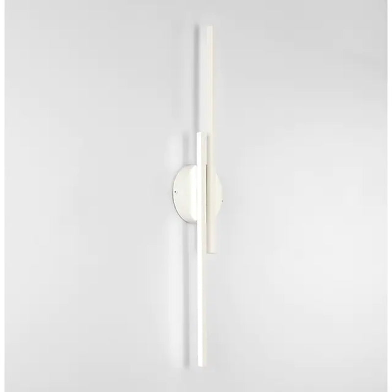 Noviq Modern Nordic Disc/Linear LED Wall Lamp, Black/White