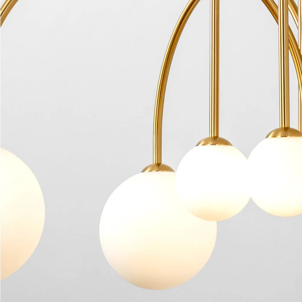 Arvyn Pendant Light Double Layer Glass Bubble