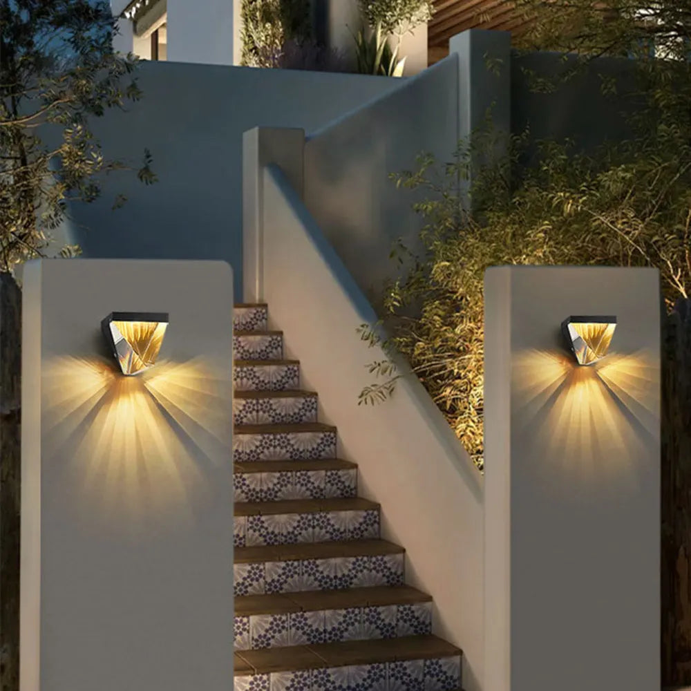 Norevia Wall Lamp Waterproof Diamond /Crystal Outdoor