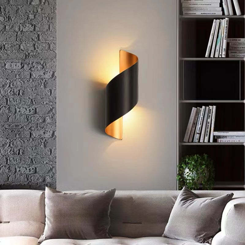 Marqen Wall Lamp Modern Conch Shape Spiral Outdoor