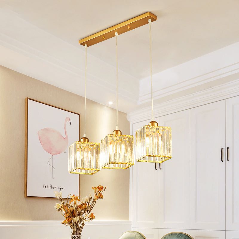 Maruvo Pendant Light Modern Cluster Cylinder Glass