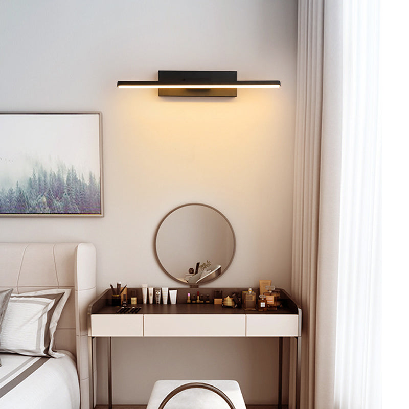 Darin Rotatable Wall Lamp for Bedroom, Black/White