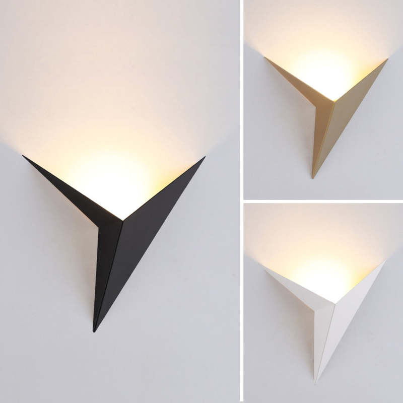 Meri Modern LED Wall lamps for Bedroom, Triangle
