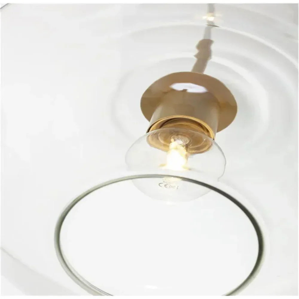 Virelo Pendant Light Glass Clear/Amber Diamond