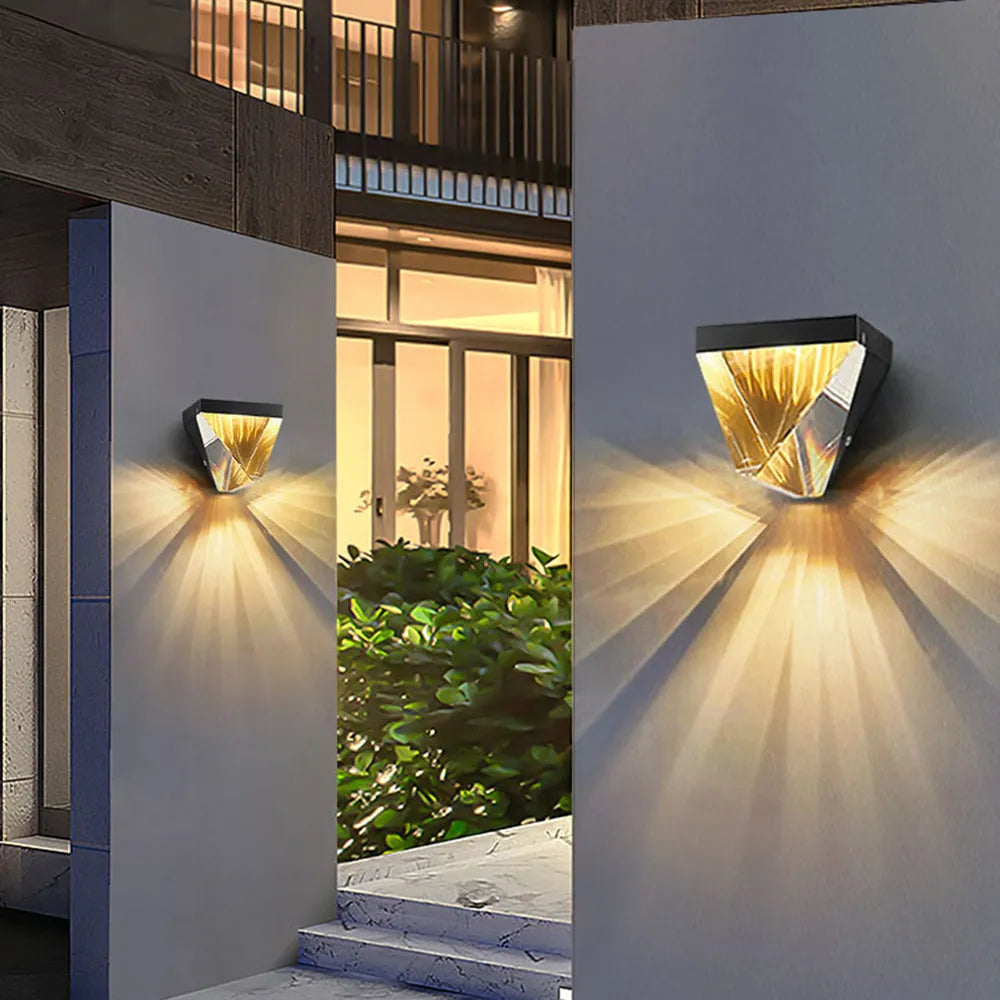Norevia Wall Lamp Waterproof Diamond /Crystal Outdoor