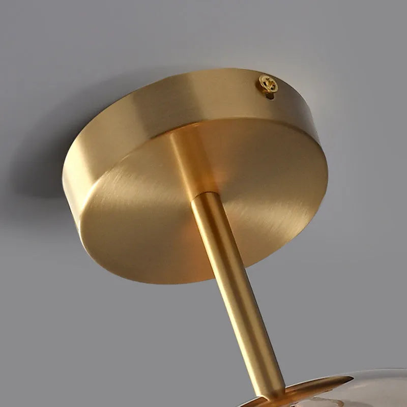 Laru Glass Semi-Flush Mount Ceiling Light/Pendant Light