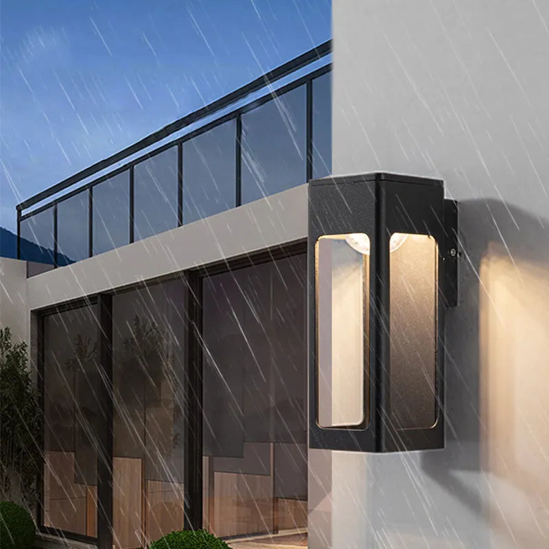 Teniq Modern Waterproof Minimalist Geometric Outdoor Wall Light