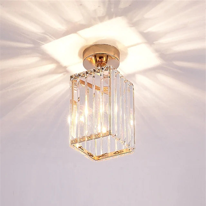 Cerin Modern /Crystal Ceiling Light, 3 Colors