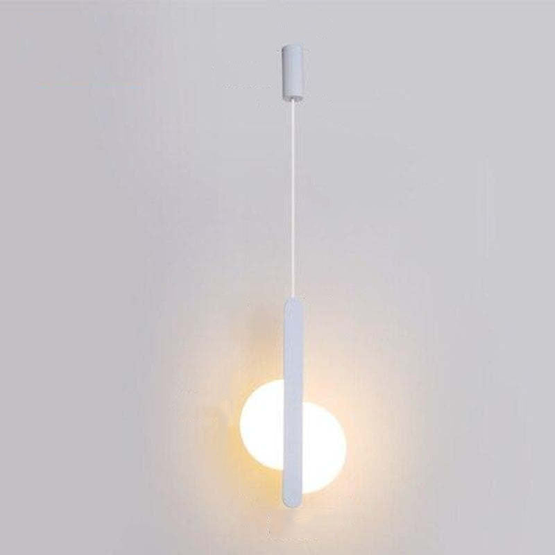 Kori Modern LED Pendant Light Black/White Living Room