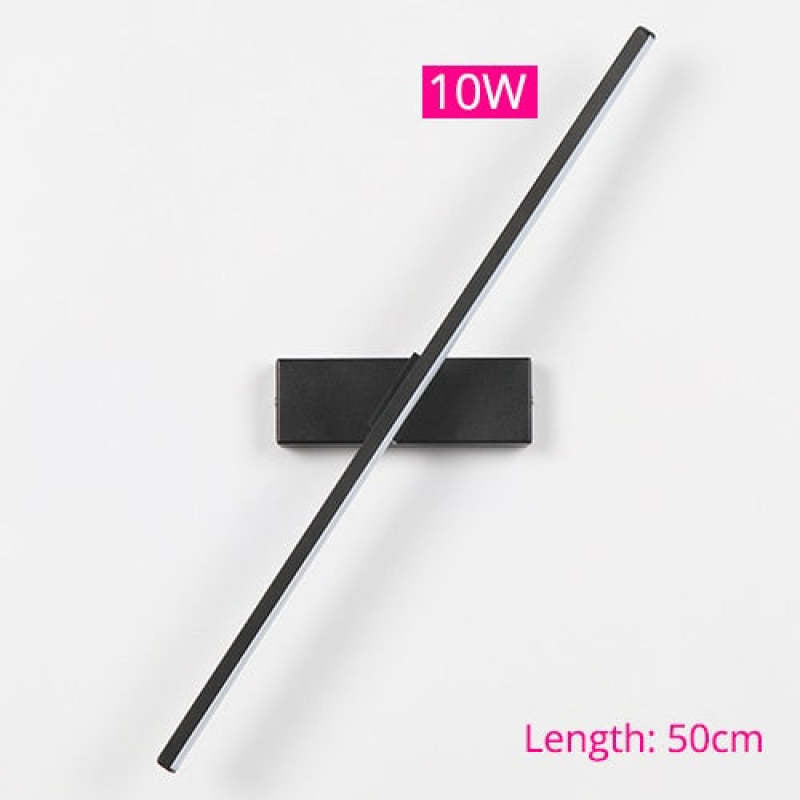 Darin Rotatable Wall Lamp for Bedroom, Black/White