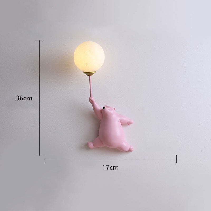 Dio Bear Balloon Wall Reading Lamp