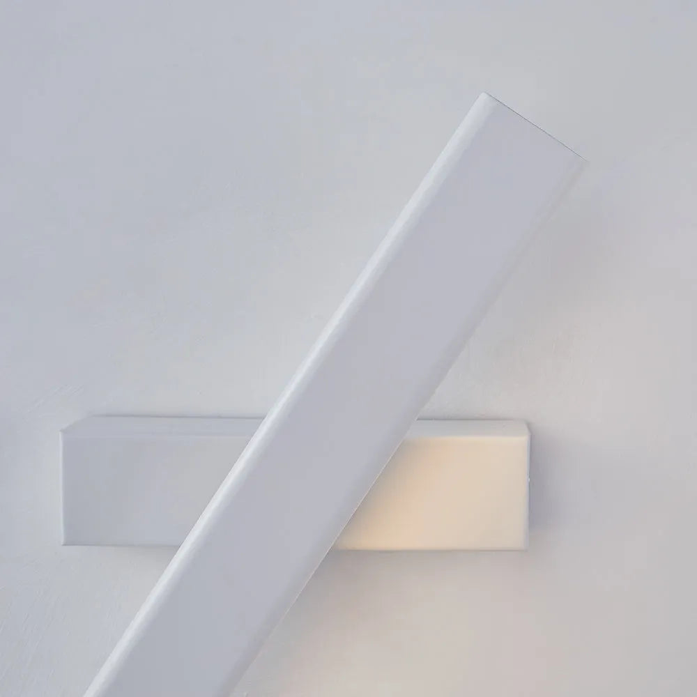 Heri Modern Rectangles Rotatable Wall Lamp, Black/White