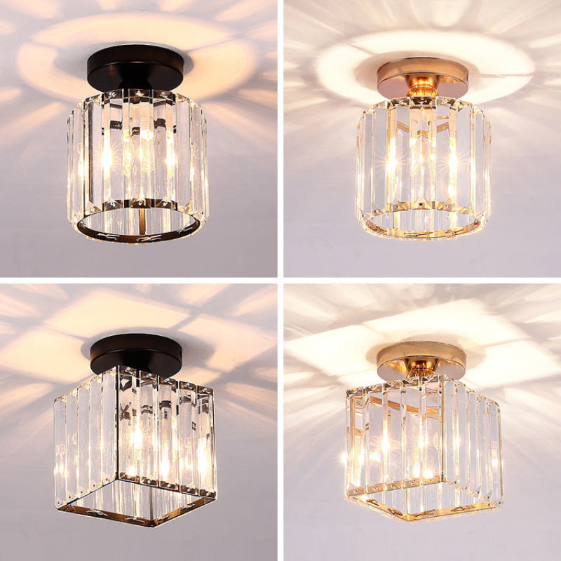 Cerin Modern /Crystal Ceiling Light, 3 Colors