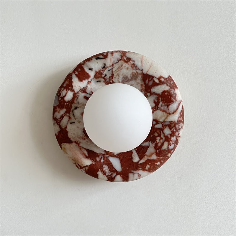 Hako Marble Indoor Wall Sconce
