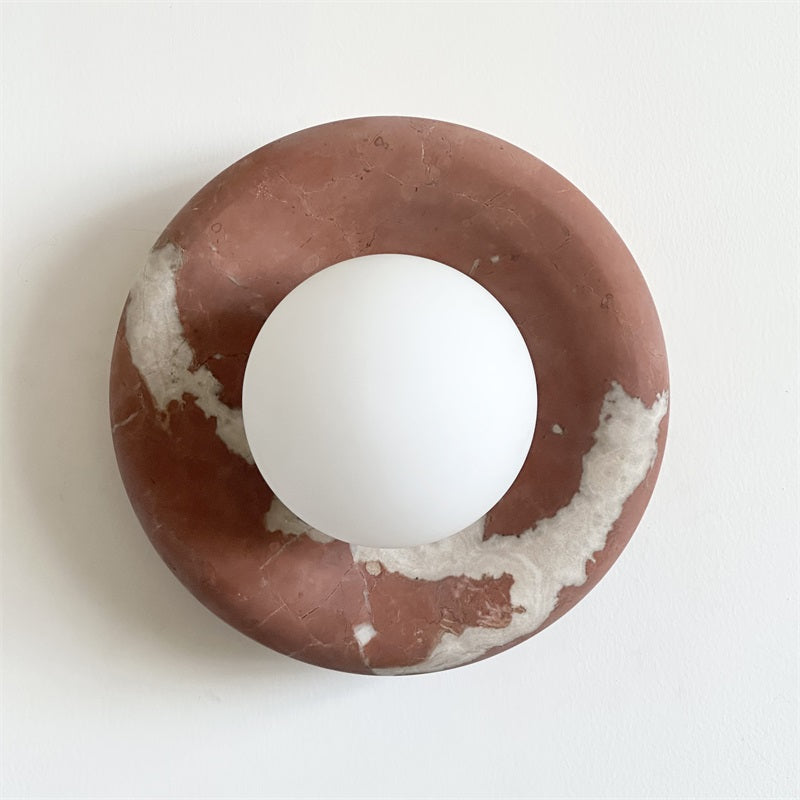 Hako Marble Indoor Wall Sconce