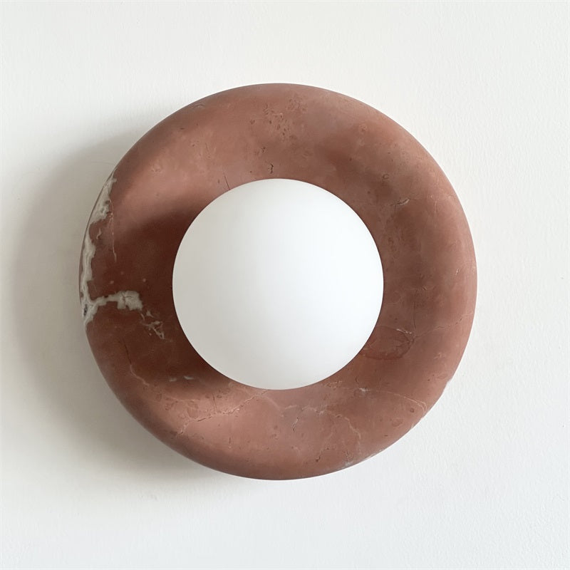 Hako Marble Indoor Wall Sconce