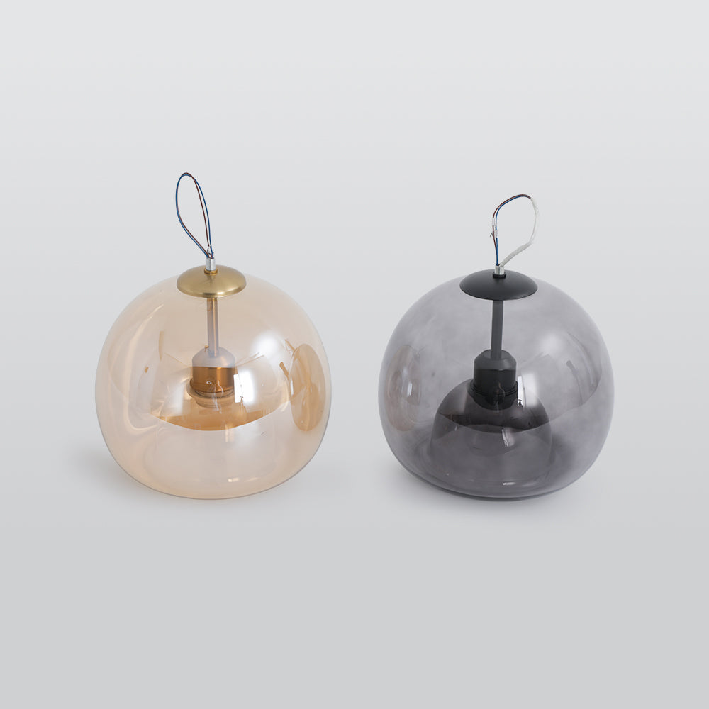 Laru Glass Semi-Flush Mount Ceiling Light/Pendant Light