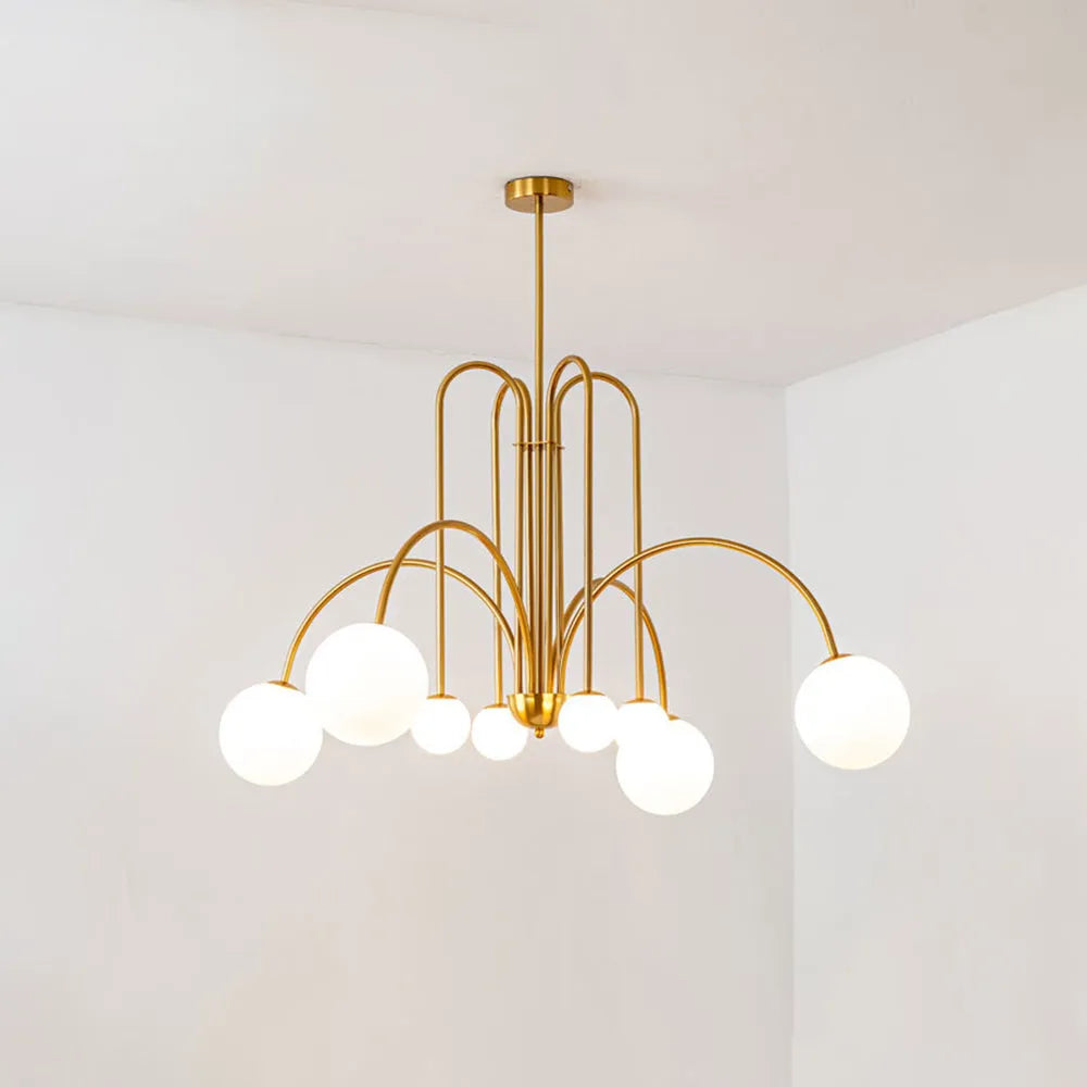 Arvyn Pendant Light Double Layer Glass Bubble