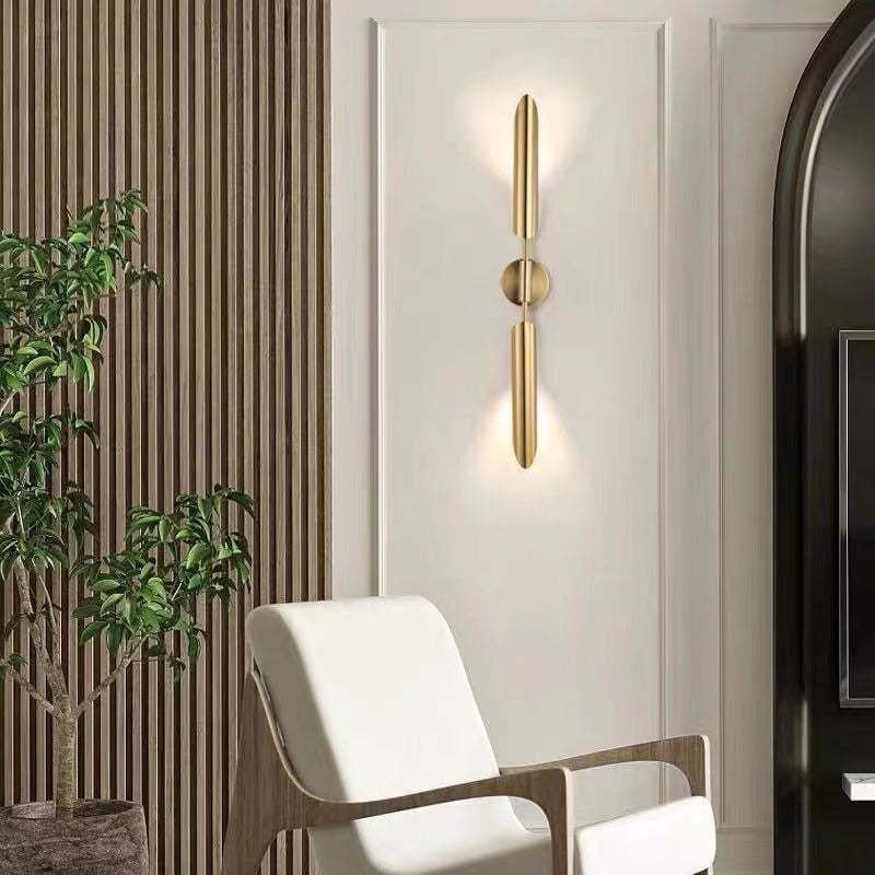 Zorva Wall Lamp Luxury Double-head Golden Scabbard