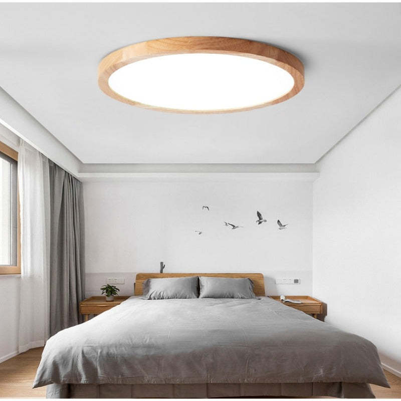 Orvix Ceiling Light Wood LED Minimalist