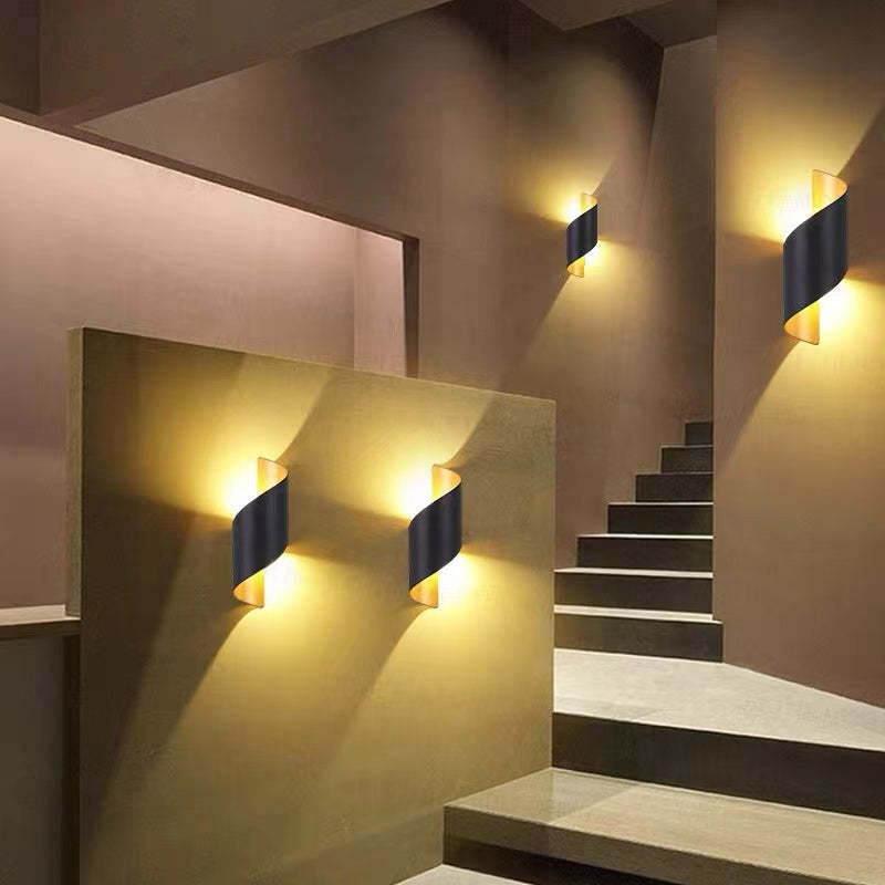 Marqen Wall Lamp Modern Conch Shape Spiral Outdoor
