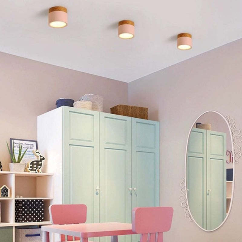Luxin Cylindrical Flush Mount Ceiling Light