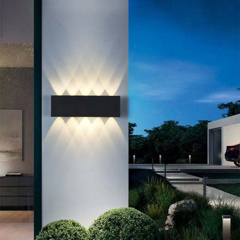 Nirex Wall Lamp Modern Rectangular Outdoor Water-wave