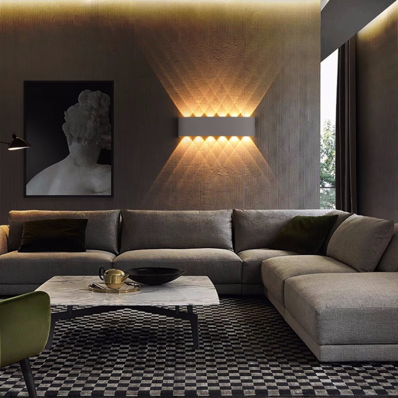 Nirex Wall Lamp Modern Rectangular Outdoor Water-wave