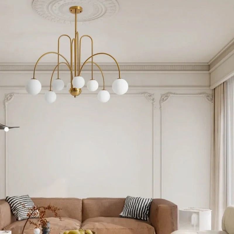 Arvyn Pendant Light Double Layer Glass Bubble